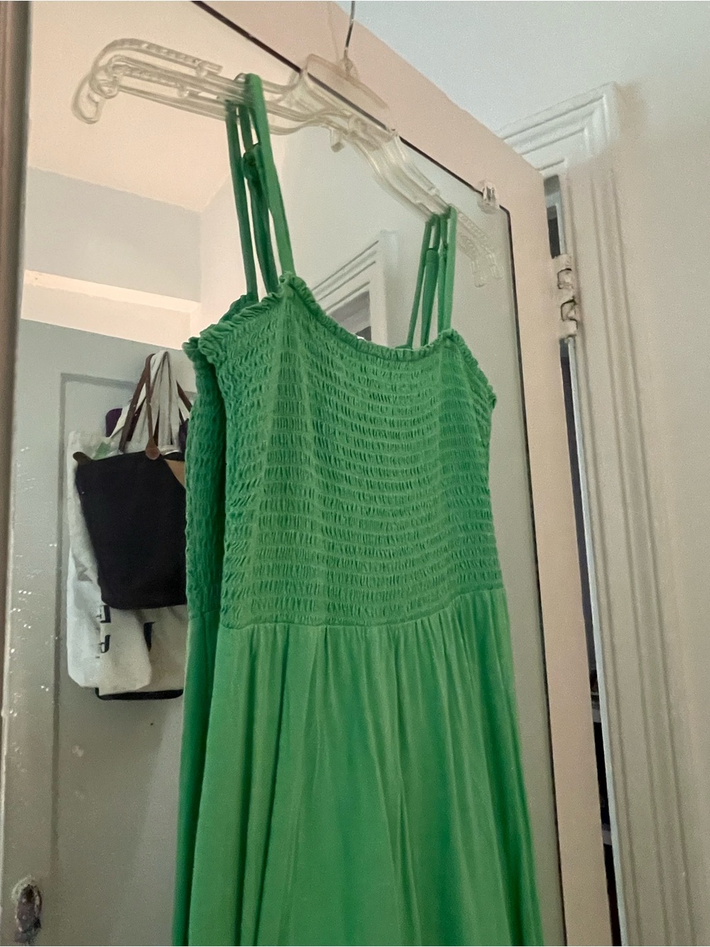 Lilly Pulitzer Modesto Smocked Midi Dress - Size S - Cabana Green - Picture 4 of 5